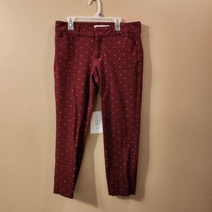 *SOLD* Old Navy pixie ankle pants polka dot size 8 petite